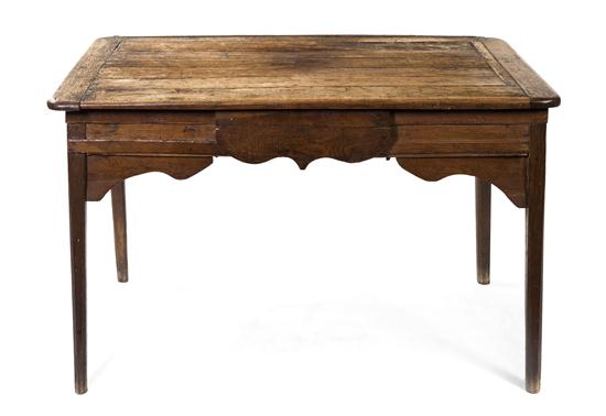 *A Provincial Oak Writing Desk