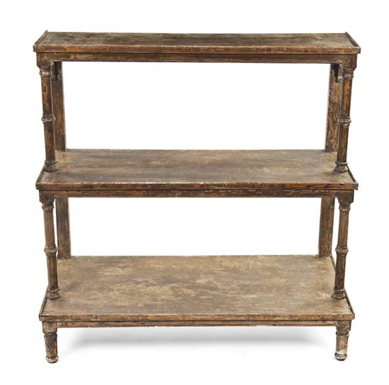 A Provincial Style Pine Bookshelf