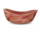 A PUEBLOAN POTTERY DOUGH BOWLA