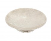 A PUIFORCAT HAMMERED STERLING