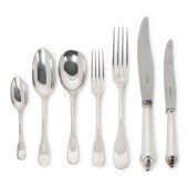 A Puiforcat Silver Part Flatwa