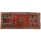 A Qashqai rug, 188cm x 84cm an