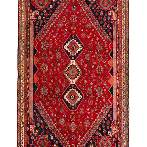 A Qashqai Wool Rug Circa 1920 9