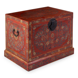 A Qiangjin and Tianqi Lacquer Cloth
