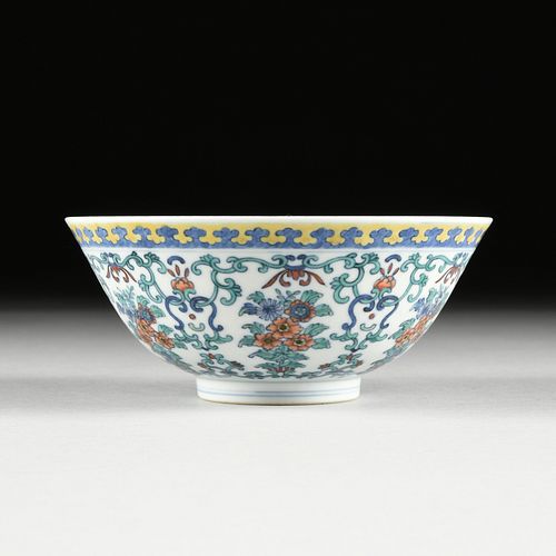A QING DYNASTY DOUCAI ENAMELED