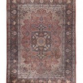 A Qom Wool and Silk Rug
20th C