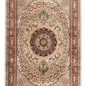 A Qom Wool and Silk Rug
20th C