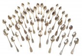 A QUANITY OF SILVER SERVING SP