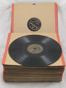 A quantity of about sixty 78 r.p.m.