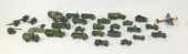 A quantity of armoured Dinky a