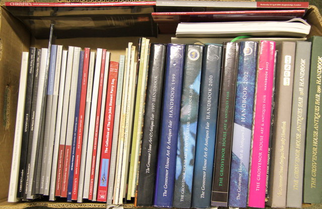A quantity of auction catalogues