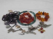 A quantity of costume jeweller