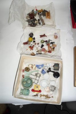 A quantity of dolls house furniture