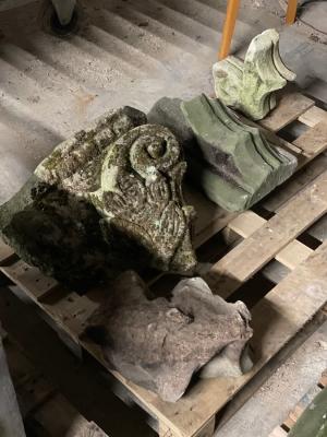 A quantity of dressed stone