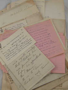 A quantity of historic documents