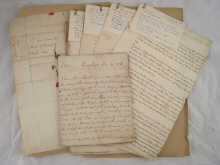 A quantity of historic documents