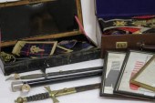 A quantity of Masonic regalia,