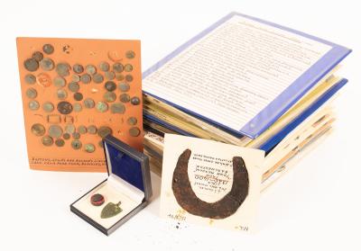A quantity of metal detector finds,