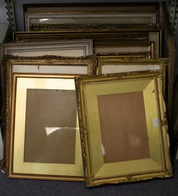 A quantity of picture frames,