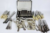A quantity of plated cutlery i