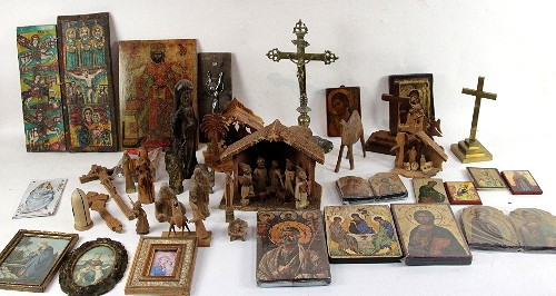 A quantity of religious sundries