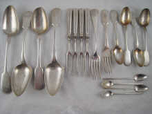 A quantity of Russian silver