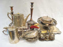 A quantity of silver plate