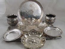 A quantity of silver plate