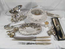 A quantity of silver plate