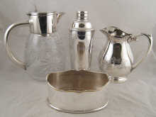 A quantity of silver plate