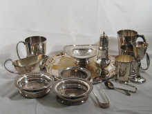 A quantity of silver plate