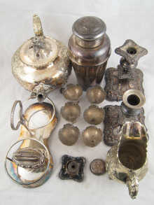 A quantity of silver plate