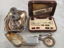 A quantity of silver plate