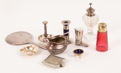 A quantity of silver plate to