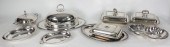 A quantity of silver plated wa