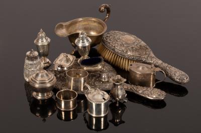A quantity of silver to include a