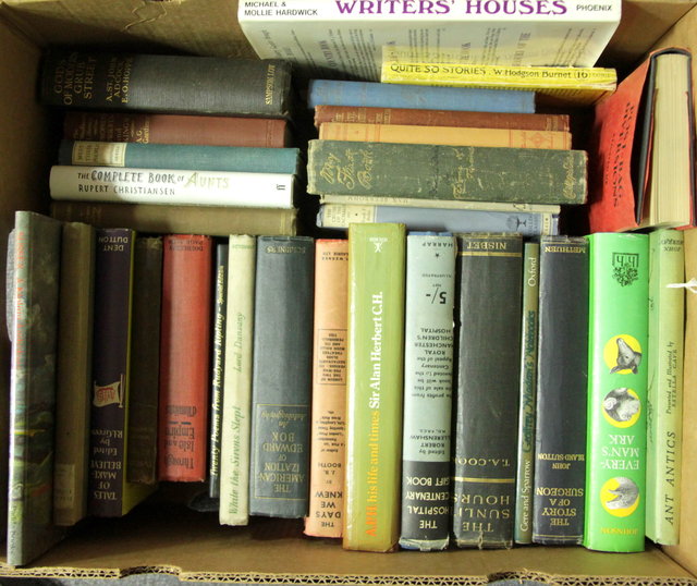 A quantity of volumes containing