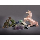 A QUARTZ CRYSTAL PAIR OF PARRO