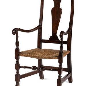 A Queen Anne Armchair Late 18th