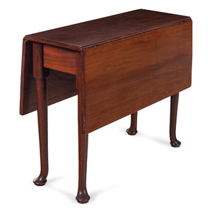 A Queen Anne Mahogany Pad-Foot
