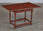 A QUEEN ANNE PAINTED MAPLE AND