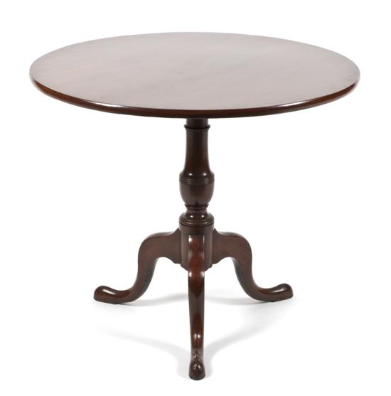 A Queen Anne Style Mahogany