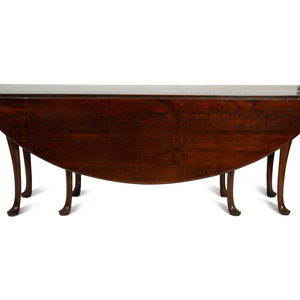 A Queen Anne Style Mahogany