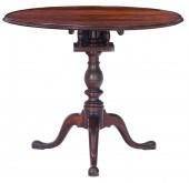 A QUEEN ANNE STYLE MAHOGANY BI