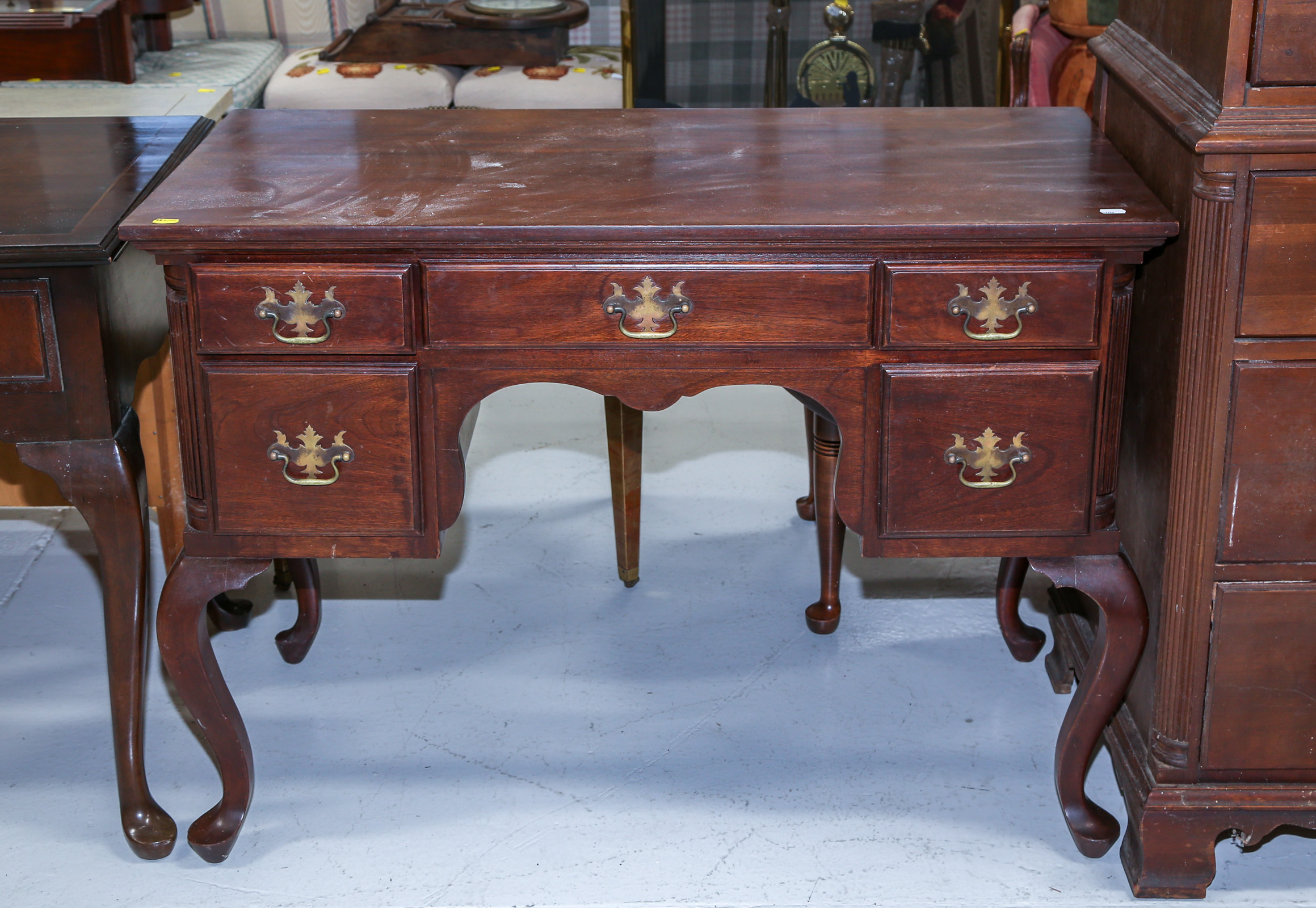 A QUEEN ANNE STYLE MAHOGANY