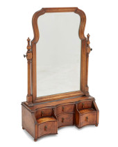 A QUEEN ANNE-STYLE VANITY MIRR