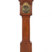 A Queen Anne Walnut Tall Case