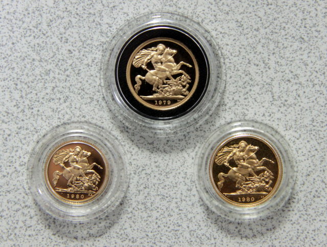 A Queen Elizabeth II sovereign 1979