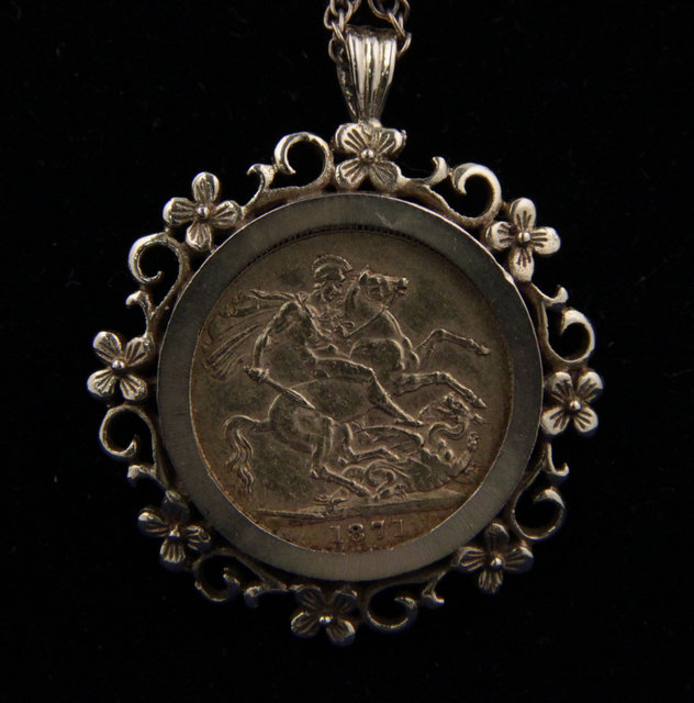 A Queen Victoria gold sovereign