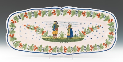 A Quimper Plat De Poisson Henriot